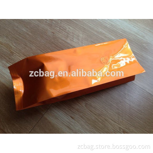 coffee bags with valve wholesale packaging bag Kraft aluminum foil tin tie one way degassing coffee valve bags